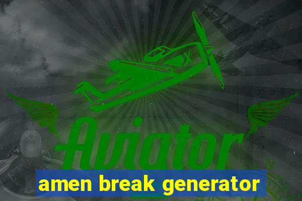 amen break generator